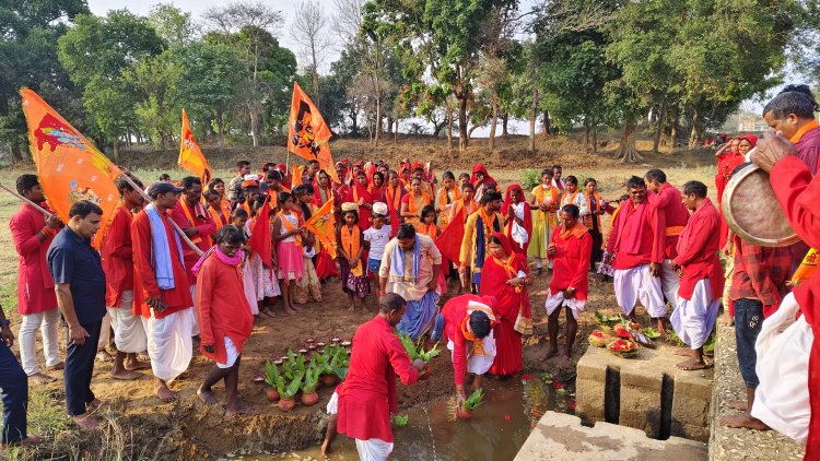 मुख्यमंत्री श्री विष्णुदेव साय के गृह निवास बगिया में शुरू हुआ चार दिवसीय रामनवमी महायज्ञ ,निकली भव्य कलश यात्रा में शामिल हुए हजारों श्रद्धालु......