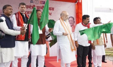 केंद्रीय गृह मंत्री श्री अमित शाह ने मुख्यमंत्री ग्रामीण बस योजना का किया शुभारंभ