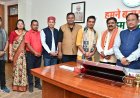 मुख्यमंत्री श्री विष्णु देव साय से रायपुर प्रेस क्लब के नवनिर्वाचित पदाधिकारियों की सौजन्य मुलाकात